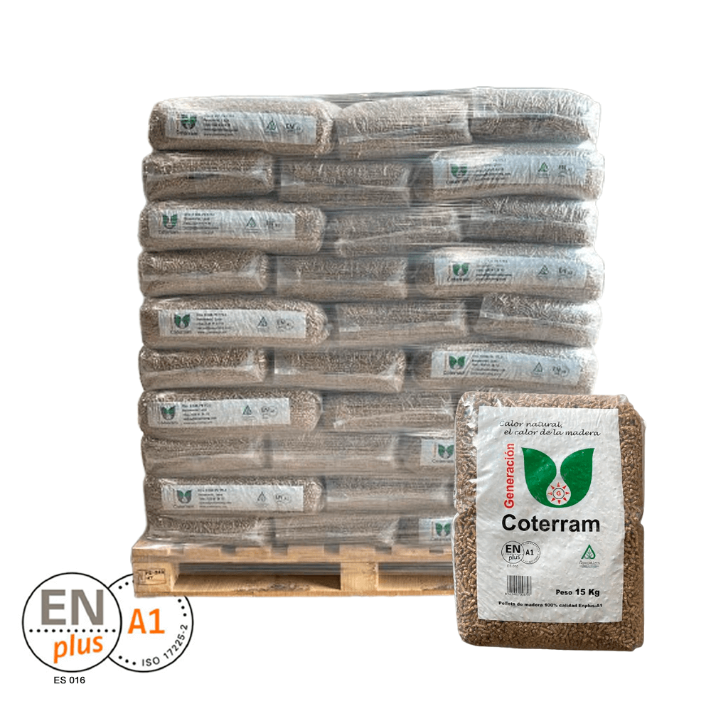 Pellets de Madera Coterram Generación – Palet 1050kg