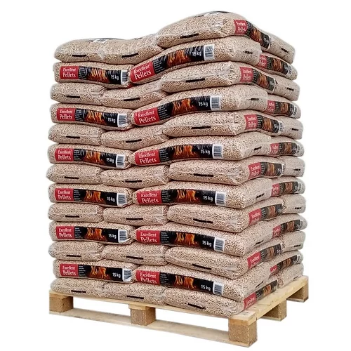 Pellets de Madera Española Natural Energie – Palet 1050kg (70 sacos)