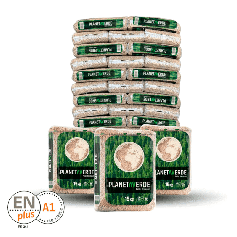 Pellets de Madera Planeta Verde (Calidad Nacional) – Palet 1155kg